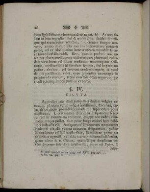 §. IV. Cicuta.