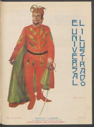 [Fotografía de] Virgilio Lazzari : El admirable bajo de la compañia de ópera