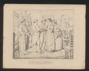 Das Verlöbnis zwischen Hermann und Dorothea
