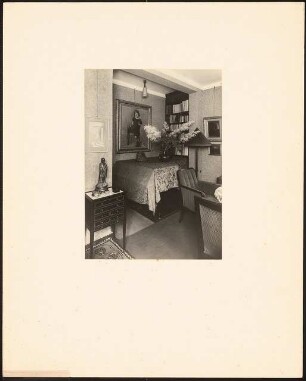 Elternhaus von Wolfgang Sievers, Hohenzollernstraße 3, Berlin-Wannsee: Arbeits- und Musikzimmer von Prof. Johannes Sievers