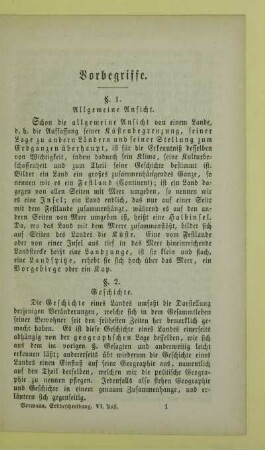 Vorbegriffe
