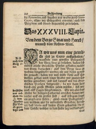 Das XXXVIII. Capitel.