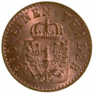 Münze, Pfennig, 1851
