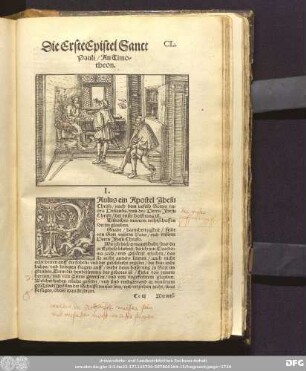 Die Erste Epistel Sanct Pauli/ An Timotheon.