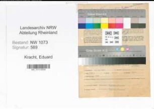 Entnazifizierung Eduard Kracht , geb. 13.05.1890 (Bankbeamter)