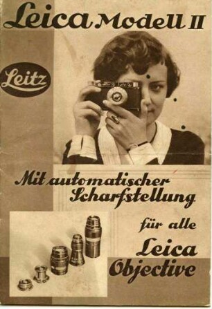 Leica Modell II, Mit automatischer Scharfstellung für alle Leica, Objektive