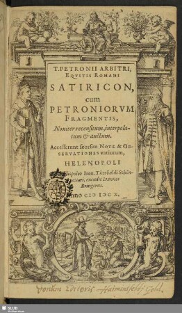 T. Petronii Arbitri, Equitis Romani Satiricon