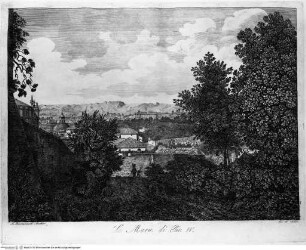 Vedute delle porte e mura di Roma - Mura di Pio IV