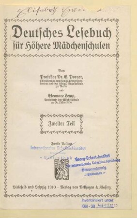 Teil 2 = Klasse 8, [Schülerband]: [Teil 2 = Klasse 8, [Schülerband]]