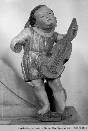 Der auferstandene Christus, flankiert von Johannes dem Täufer und Daniel