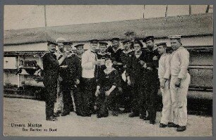 Kriegsmarine - Barbier an Bord