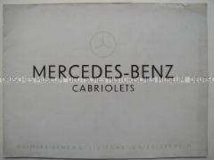 Katalog für Cabriolets von Mercedes-Benz