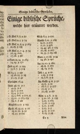 Einige biblische Sprueche
