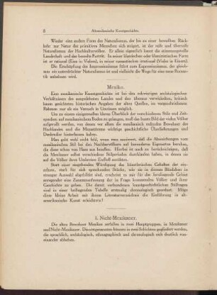 I. Nicht-Mexikaner.