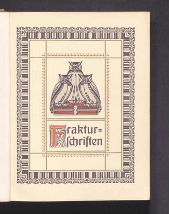 Fraktur-Schriften