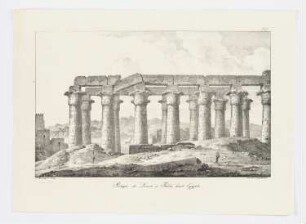 Portique de Luxor à Thèbes, haute Egypte
