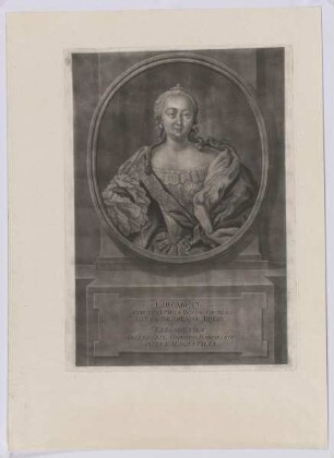Bildnis der Elisabetha I., Zarin von Russland