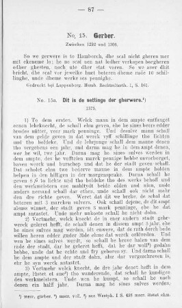 No. 15. Gerber.