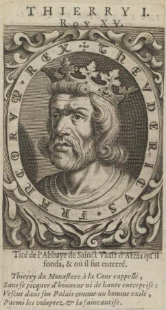 Bildnis des Königs Thierry I.