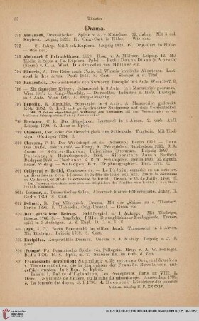 Drama (Nr. 791 - 928)