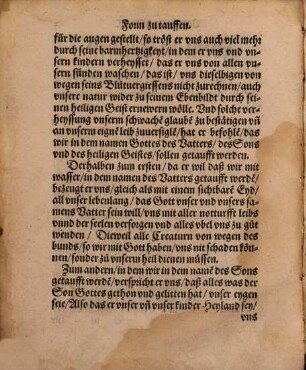 Kirchenordnung, Wie es mit der Christlichen Lehre, heiligen Sacramenten vnnd Ceremonien, inn des Durchleuchtigsten Hochgebornen Fürsten vnnd Herren, Herrn Friderichs Pfaltzgrauen bey Rhein, des heilige[n] Römischen Reichs Ertzdruchsessen vnnd Churfürsten, Hertzogen inn Bayrn [et]c. Churfürstenthumb bey Rhein gehalten wirdt