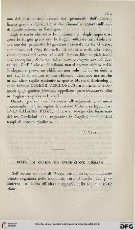 6: Città di Cerico ed inscrizione romana