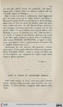 6: Città di Cerico ed inscrizione romana