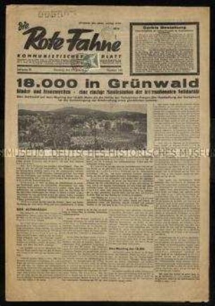 Kommunistische Zeitung. 3. Jahrgang 1936. Prag