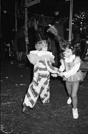 Kindermaskenball des Festausschusses Karlsruher Fastnacht in der Schwarzwaldhalle.