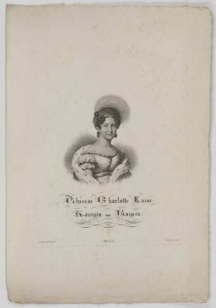 Bildnis der Therese Charlotte Louise von Bayern