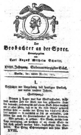 47. Stueck, 22. November 1819