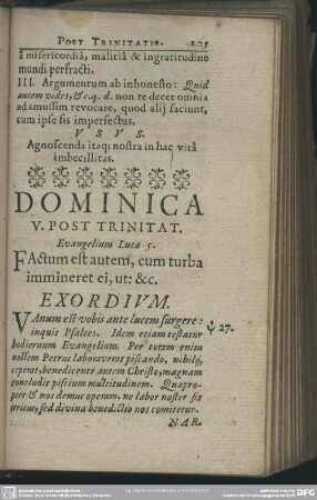 Dominica V. Post Trinitat.