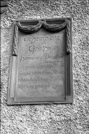 Emmendingen: Inschrifttafel