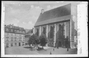 Meißen. Heinrichsplatz - Franziskanerkirche