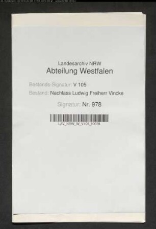 2 Briefe der Schwester Elisabeth von der Reck geb. Vincke
