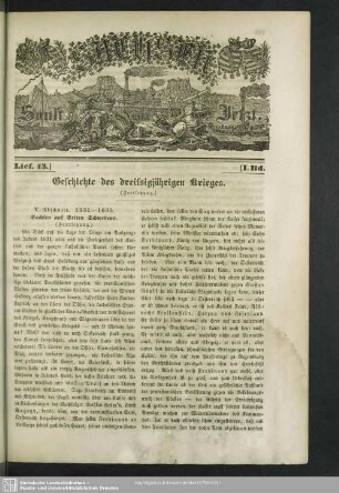 Geschichte des dreißigjährigen Krieges