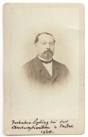 Probator Egeling bei der Oberbergdirection 1868. (Egeling, Nicolaus August)
