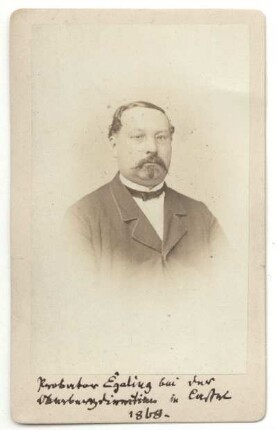 Probator Egeling bei der Oberbergdirection 1868. (Egeling, Nicolaus August)