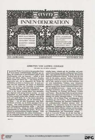 Arbeiten von Ludwig Conradi