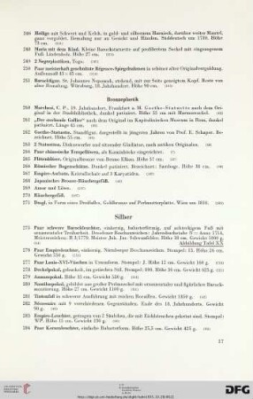 Silber (Nr. 275-296)