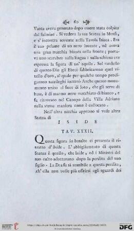 Iside Tav. XXXII