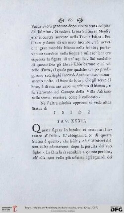 Iside Tav. XXXII
