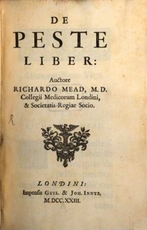 De peste liber