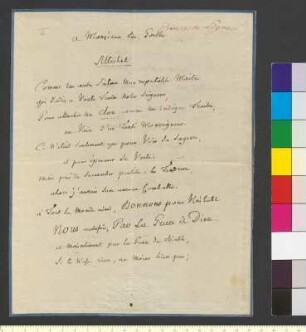 Brief von Ligne, Charles Joseph Lamoral Fürst von an Goethe, Johann Wolfgang von