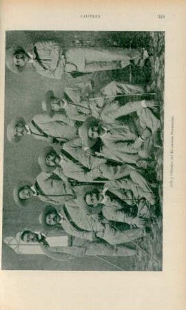 Jefe y Oficiales del Escuadrón Peninsular