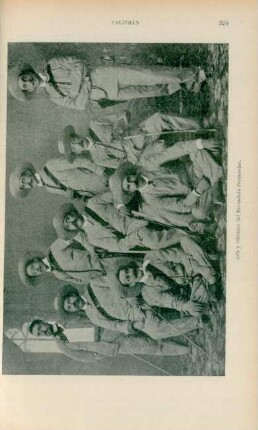 Jefe y Oficiales del Escuadrón Peninsular