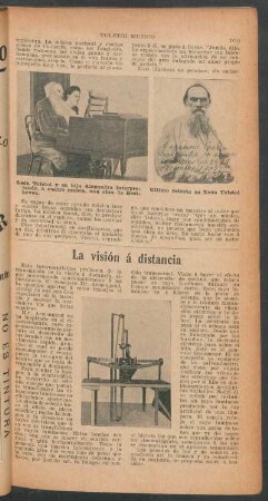 La visión á distancia