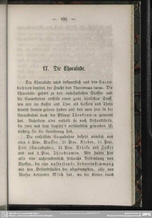 17. Die Chocolade