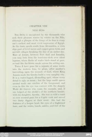 Chapter VIII Nile Fens