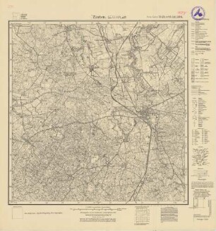 1587 (alte Nr.: 336) Zinten, Meßtischblatt (4cm - Karte)